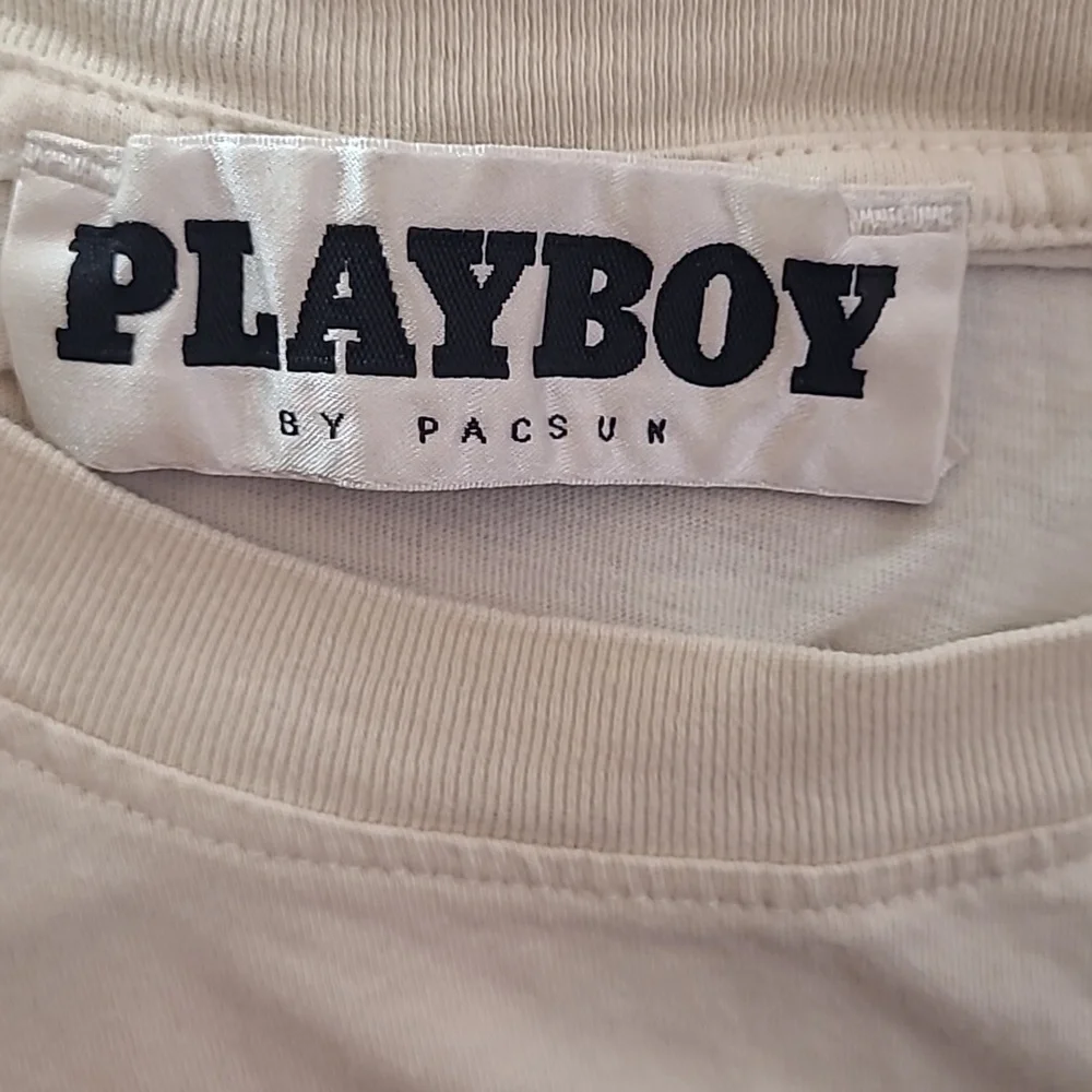Playboy By Pacsun PB Surf Club Neon 80s Style Front Back Tee Tshirt Mens Size M - Picture 9 of 10